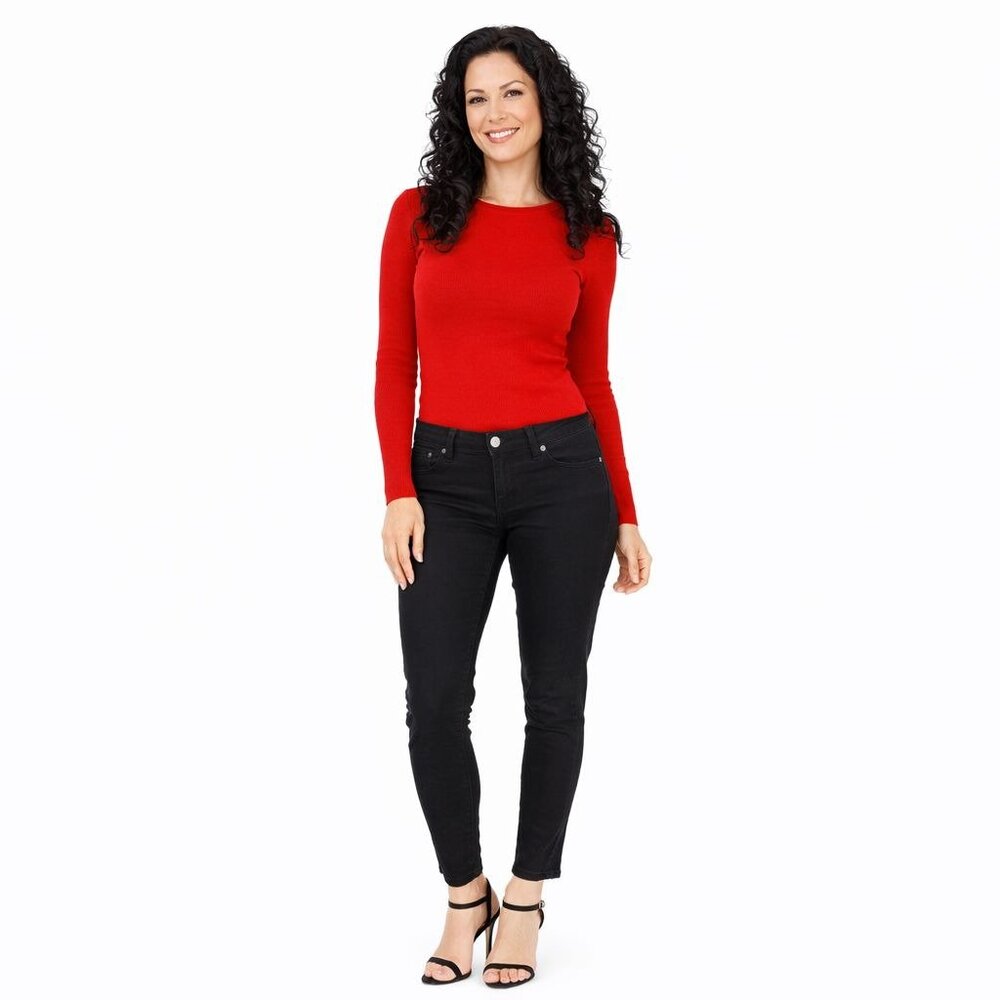 2/$30 Black Paige Skinny Jeans Premium Stretch Denim Size 30 Sleek Urban Style